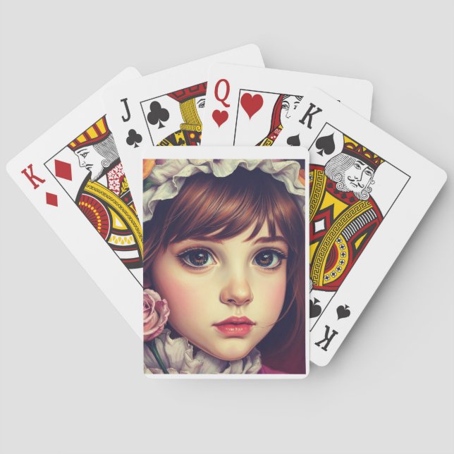Baralho Cartões de jogar clássicos, na moda design único (Verso)