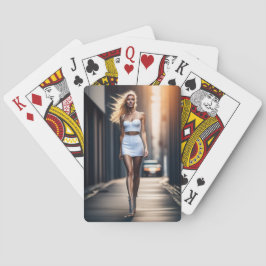 Baralho Cartões de jogar com modelos ultra lindos profissi