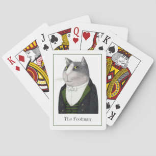 Baralho Cartões de jogar FOOTMAN CAT