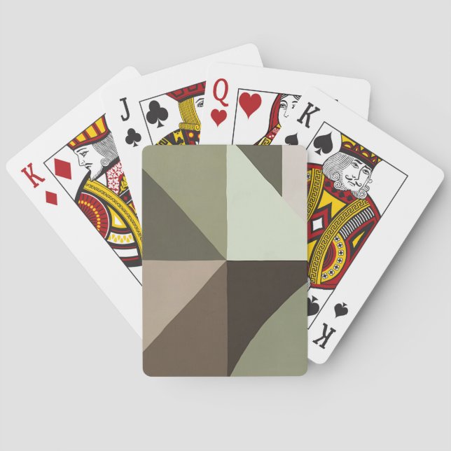 Baralho Cartões De Jogar Geometria Orgânica (Verso)