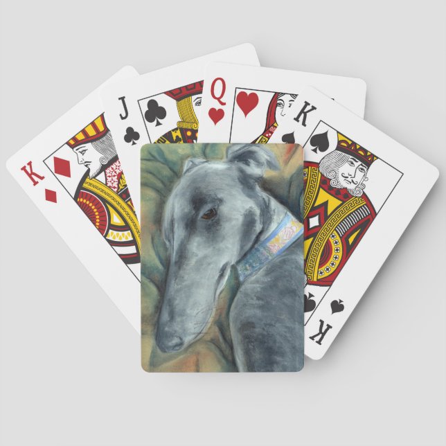 Baralho Cartões de jogar Greyhound (1) (Verso)