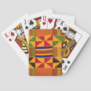 Baralho Cartões de jogar Impressão africano