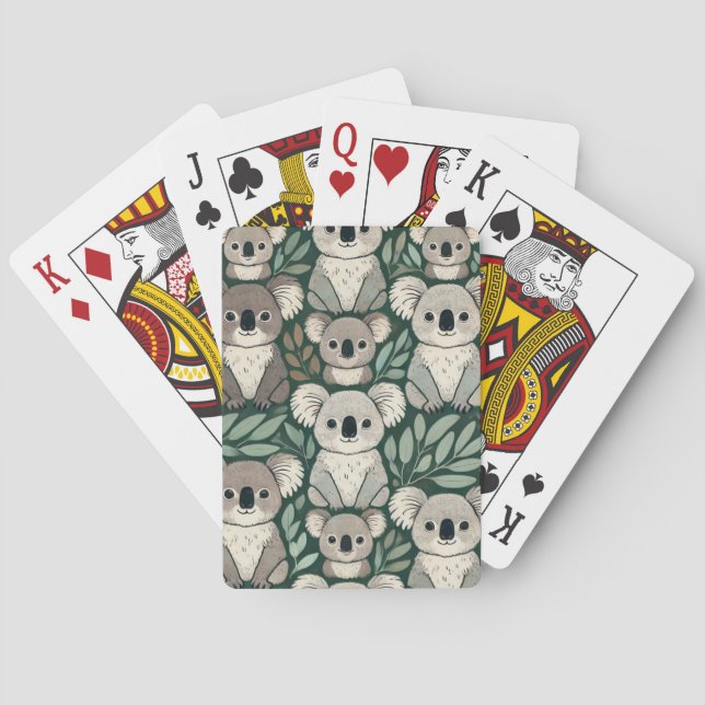 Baralho Cartões De Jogar Koala (Verso)