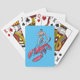 Baralho Cartões De Jogar Lagosta De Merman