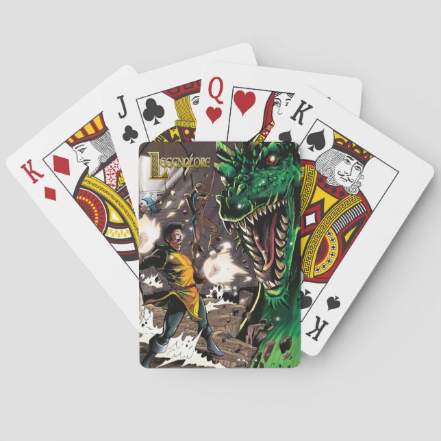 Baralho Cartões de jogar lendlore (Verso)