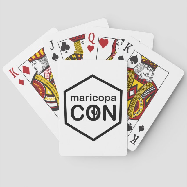 Baralho Cartões de jogar MaricopaCon (Verso)