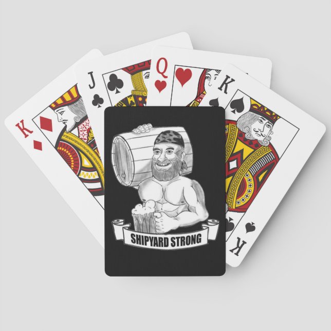 Baralho Cartões de Jogar "O Estaleiro Clássico" de Pete (Verso)