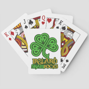 Baralho Cartões de jogar personalizados da Irlanda