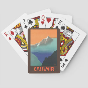 Baralho Cartões de jogar Poster de viagens Índia (Caxemira
