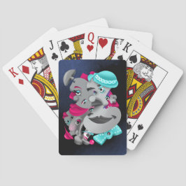 Baralho Cartões de jogar Quebra-cabeça surreais