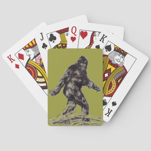 Baralho Cartões de jogar "Sasquatch" (Verso)