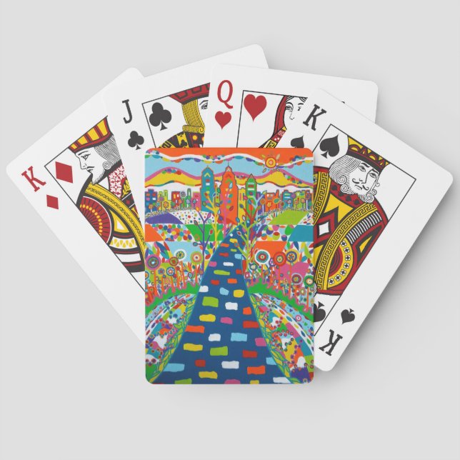 Baralho Cartões de Jogar Skyline Philadelphia (Verso)