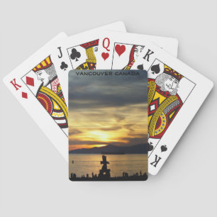Baralho Cartões de jogar Vancouver Cartões Sunset