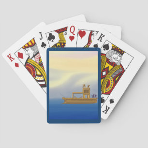 Baralho Cartões de jogo artísticos da dança do oceano