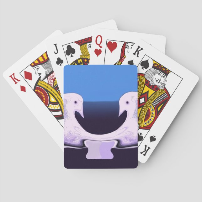 Baralho Cartões de jogo artísticos dos fabricantes da paz (Verso)