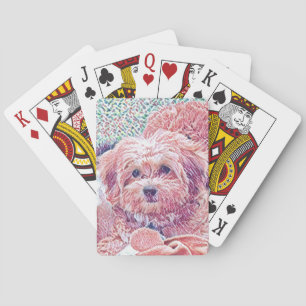 Baralho Cartões de jogo bonitos de Havanese