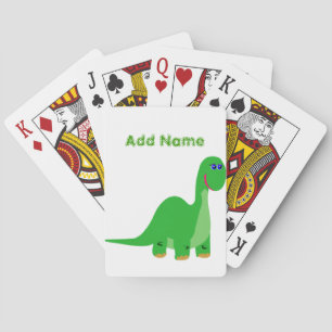 Baralho Cartões de jogo bonitos do dinossauro do miúdo