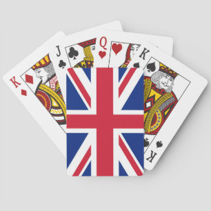 Baralho Cartões de jogo britânicos da bandeira