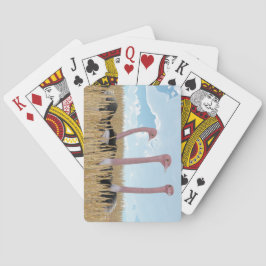 Baralho Cartões de jogo da avestruz