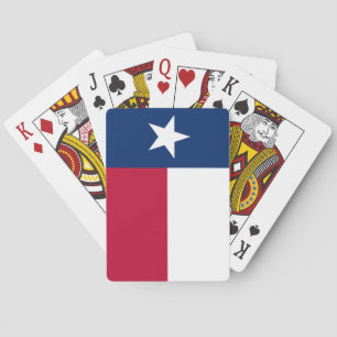 Baralho Cartões de jogo da bandeira do estado de Texas