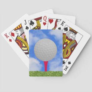 Baralho Cartões de jogo da bicicleta do tema do golfe