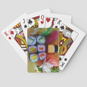 Baralho Cartões de jogo da caixa e do sushi de Bento