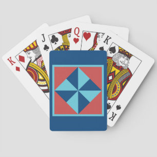 Baralho Cartões de jogo da edredão - bloco do Pinwheel