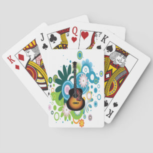 Baralho Cartões de jogo da guitarra