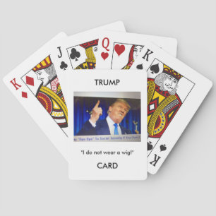 Baralho Cartões de jogo da imagem/citações de Donald Tr