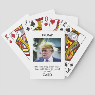 Baralho Cartões de jogo da imagem/citações de Donald Tr
