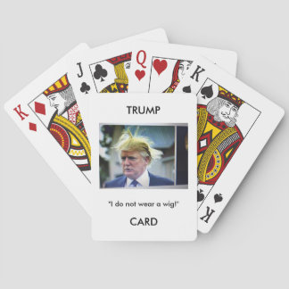 Baralho Cartões de jogo da imagem/citações de Donald Trump
