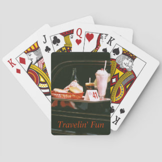 Baralho Cartões de jogo da lembrança das viagens vintage