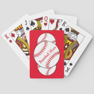 Baralho Cartões de jogo da mamã do basebol