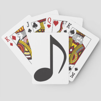 Baralho Cartões de jogo da nota da música
