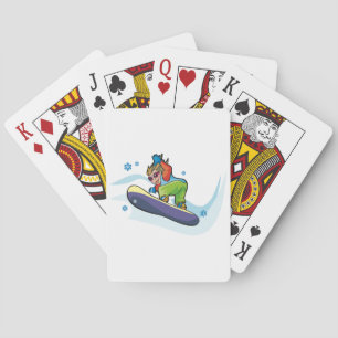 Baralho Cartões de jogo da snowboarding