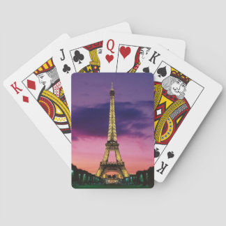 Baralho Cartões de jogo da torre Eiffel