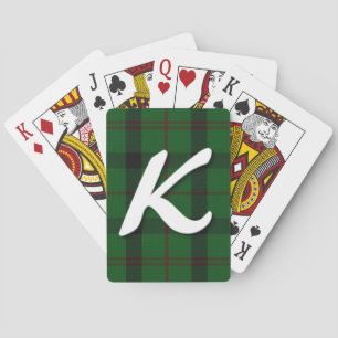 Baralho Cartões de jogo da xadrez de Tartan do clã de
