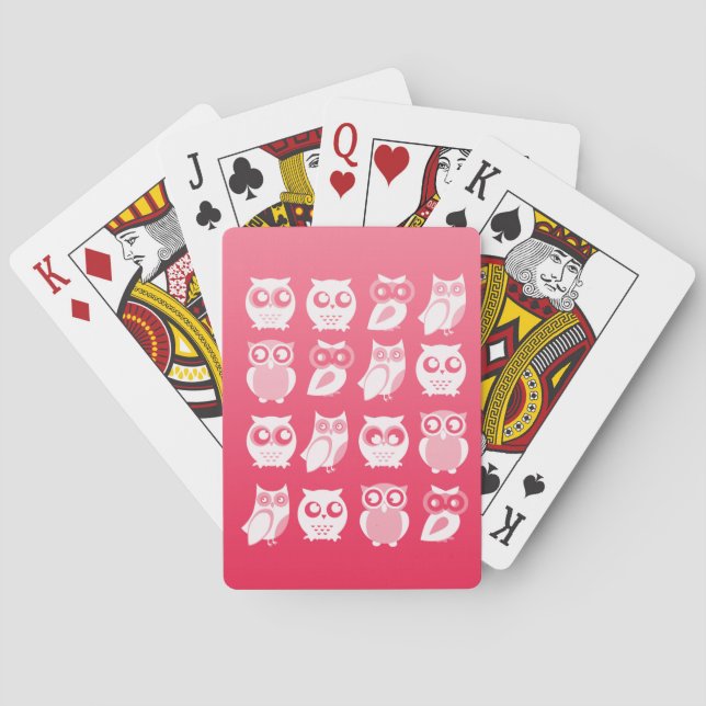 Baralho Cartões de jogo das corujas (Verso)
