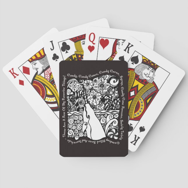 Baralho Cartões de jogo de Narwhal (Verso)