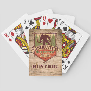 Baralho Cartões de jogo de Sasquatch Outfitter Empresa