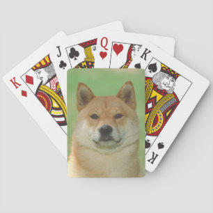 Baralho Cartões de jogo do cão de Shiba Inu
