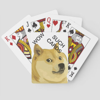 Baralho Cartões de jogo do Doge