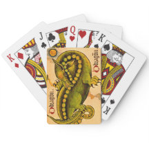 Cartões de jogo do dragão do dragão