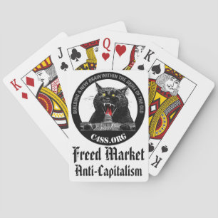 Baralho Cartões de jogo do gato de C4SS Lazer