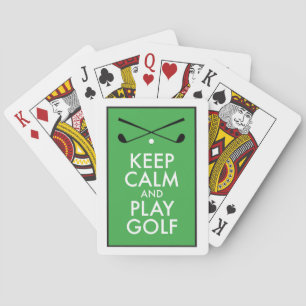 Baralho Cartões de jogo do golfe
