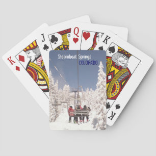 Baralho Cartões de jogo do inverno de Steamboat Springs