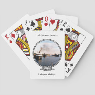 Baralho Cartões de jogo do Lago Michigan Carferries