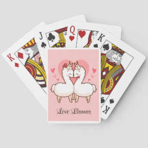 Baralho Cartões de jogo do lama do amor