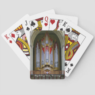 Baralho Cartões de jogo do órgão da catedral de Magdebu