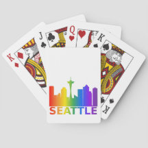 Cartões de jogo do orgulho de Seattle